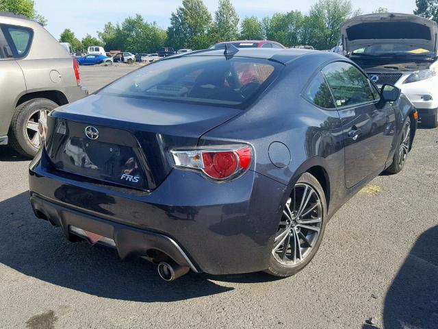 JF1ZNAA19F8711492 - 2015 TOYOTA SCION FR-S BLACK photo 4