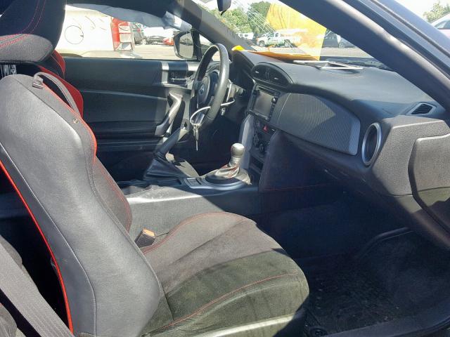 JF1ZNAA19F8711492 - 2015 TOYOTA SCION FR-S BLACK photo 5