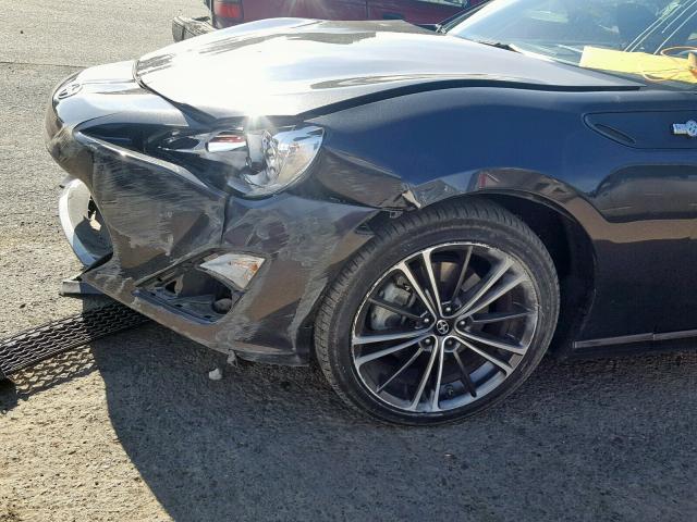 JF1ZNAA19F8711492 - 2015 TOYOTA SCION FR-S BLACK photo 9