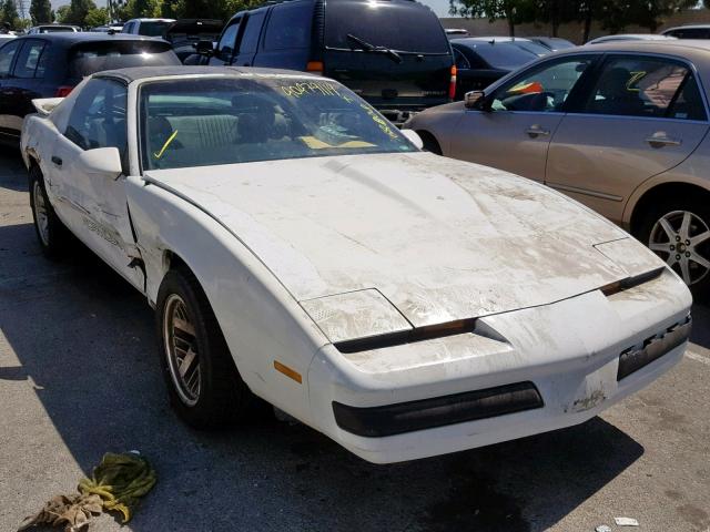 1G2FS2183KL246051 - 1989 PONTIAC FIREBIRD F WHITE photo 1