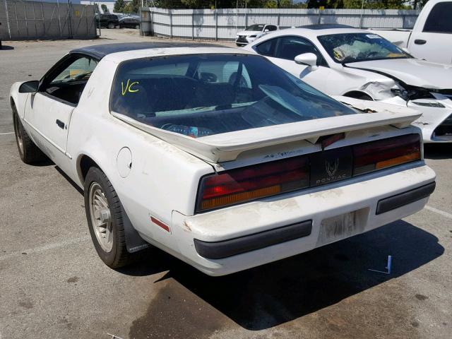 1G2FS2183KL246051 - 1989 PONTIAC FIREBIRD F WHITE photo 3