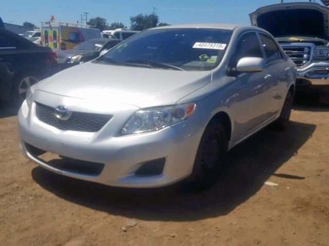 JTDBL40E299034971 - 2009 TOYOTA COROLLA BA SILVER photo 2