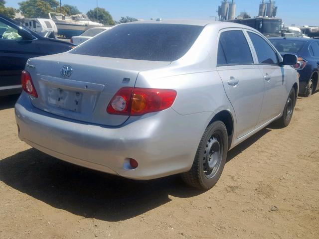 JTDBL40E299034971 - 2009 TOYOTA COROLLA BA SILVER photo 4