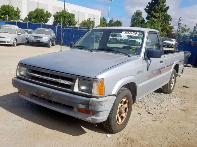 JM2UF1138K0728193 - 1989 MAZDA B2200 SHOR SILVER photo 2