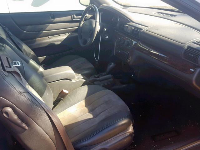 1C3EL55R44N196832 - 2004 CHRYSLER SEBRING LX GRAY photo 5