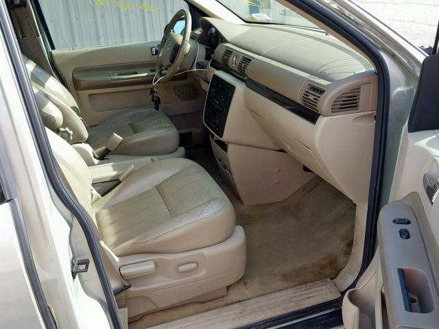 2MRDA20274BJ13201 - 2004 MERCURY MONTEREY TAN photo 5