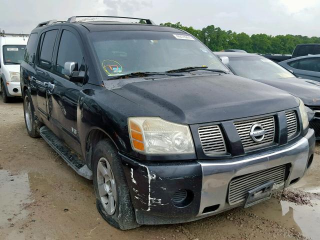 5N1AA08AX6N705989 - 2006 NISSAN ARMADA SE BLACK photo 1