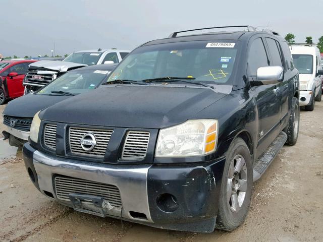 5N1AA08AX6N705989 - 2006 NISSAN ARMADA SE BLACK photo 2