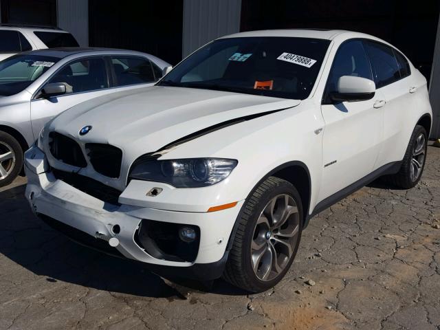 5UXFG8C5XDL591937 - 2013 BMW X6 XDRIVE5 WHITE photo 2