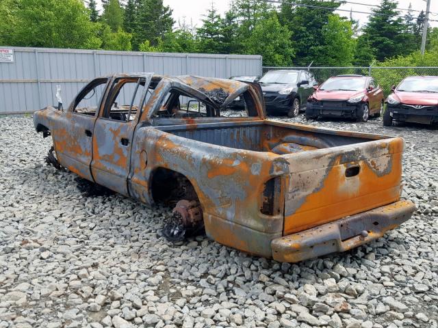 1D7HG38N73S273225 - 2003 DODGE DAKOTA QUA SILVER photo 3