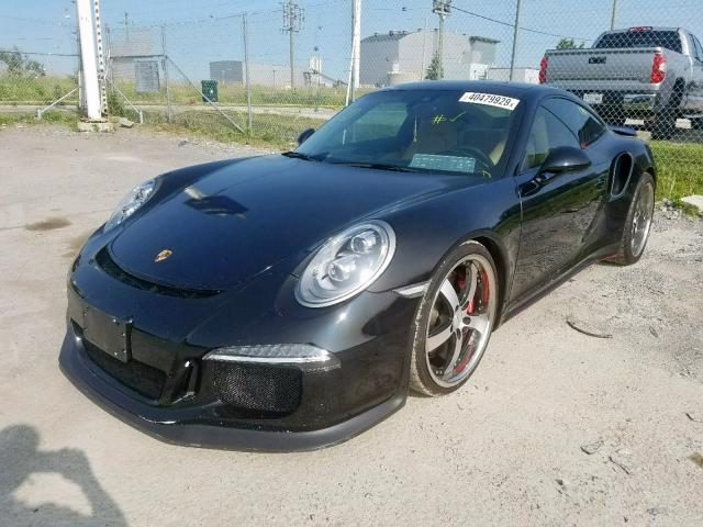 WP0AD2A93FS166690 - 2015 PORSCHE 911 TURBO BLACK photo 2