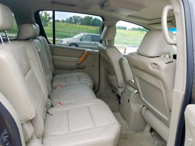 5N3AA08C56N810061 - 2006 INFINITI QX56 GRAY photo 6