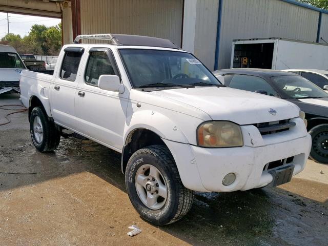 1N6ED27T61C336920 - 2001 NISSAN FRONTIER C WHITE photo 1