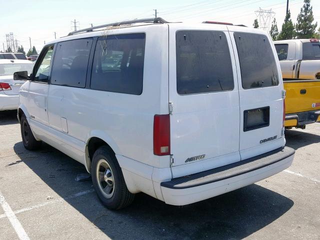 1GNDM19W5YB107622 - 2000 CHEVROLET ASTRO WHITE photo 3