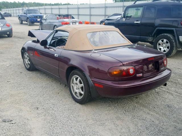 JM1NA3539S0608352 - 1995 MAZDA MX-5 MIATA MAROON photo 3