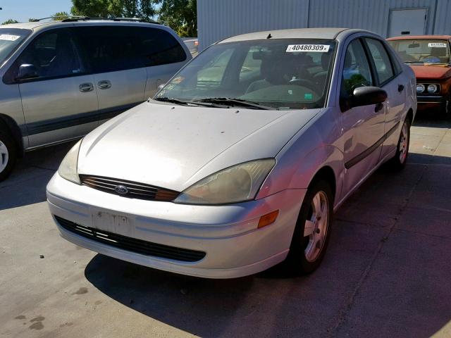 1FAFP33P92W213728 - 2002 FORD FOCUS LX SILVER photo 2