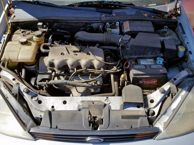 1FAFP33P92W213728 - 2002 FORD FOCUS LX SILVER photo 7