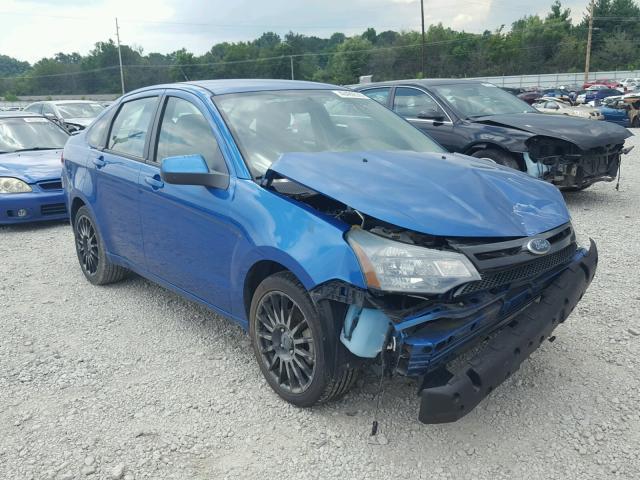 1FAHP3GN7AW167140 - 2010 FORD FOCUS SES BLUE photo 1