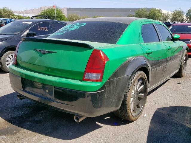 2C3KA43R17H839950 - 2007 CHRYSLER 300 GREEN photo 4