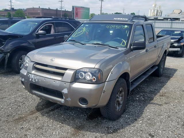 1N6ED29X14C447427 - 2004 NISSAN FRONTIER C GRAY photo 2