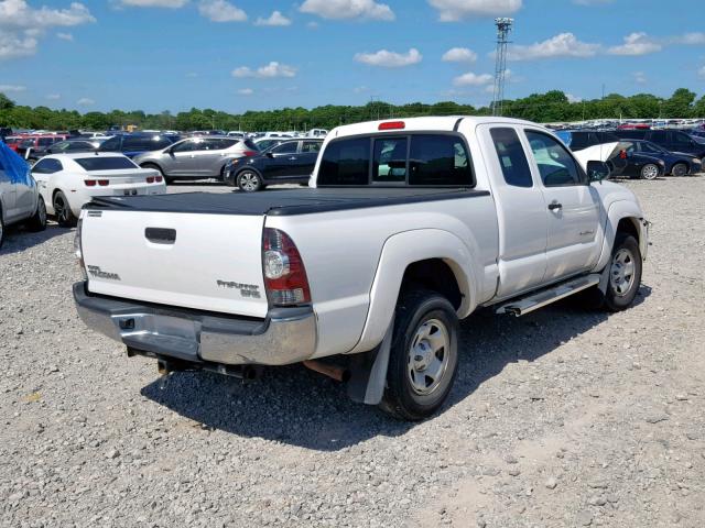 5TFTX4GN7CX010523 - 2012 TOYOTA TACOMA PRE WHITE photo 4