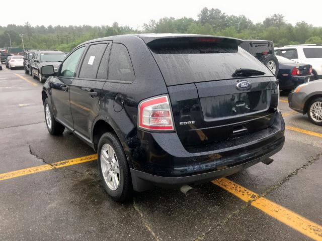 2FMDK46CX8BB01458 - 2008 FORD EDGE SE BLACK photo 3