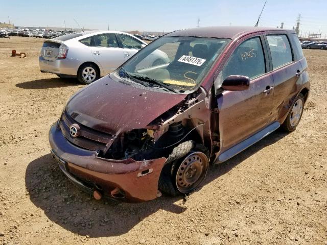 JTKKT624X50098926 - 2005 TOYOTA SCION XA MAROON photo 2