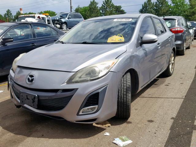 JM1BL1H54A1166605 - 2010 MAZDA 3 S SILVER photo 2