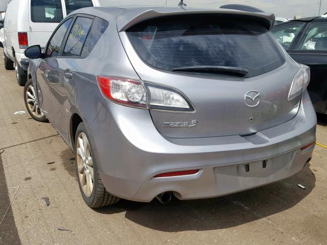 JM1BL1H54A1166605 - 2010 MAZDA 3 S SILVER photo 3