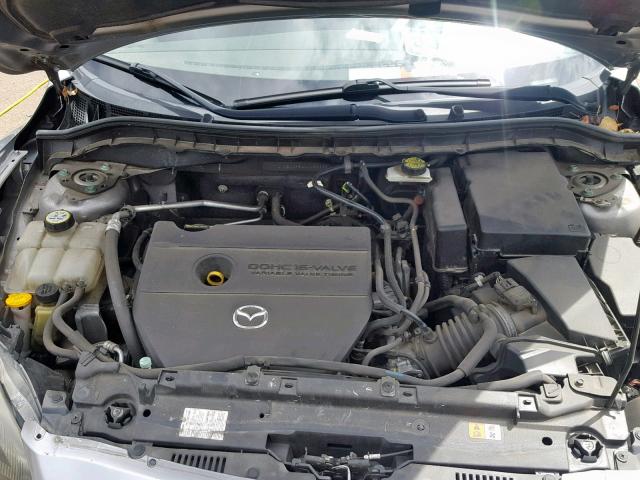 JM1BL1H54A1166605 - 2010 MAZDA 3 S SILVER photo 7