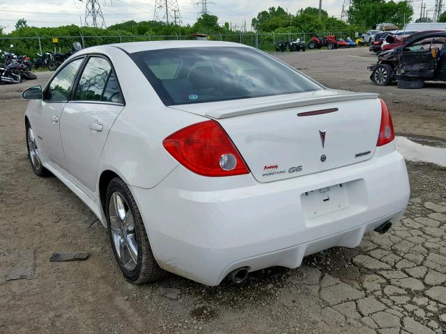 1G2ZM577184290320 - 2008 PONTIAC G6 GXP WHITE photo 3