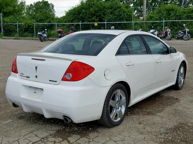 1G2ZM577184290320 - 2008 PONTIAC G6 GXP WHITE photo 4