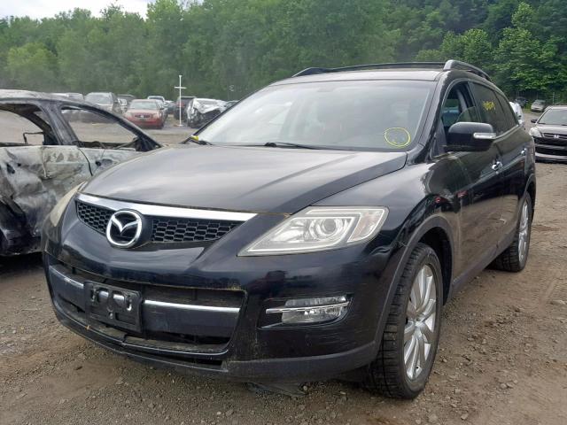 JM3TB38V980130547 - 2008 MAZDA CX-9 BLACK photo 2