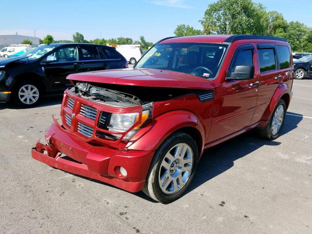 1D8GU58638W102346 - 2008 DODGE NITRO R/T RED photo 2