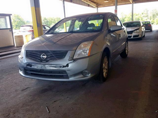 3N1AB6AP5BL640159 - 2011 NISSAN SENTRA 2.0 GRAY photo 2