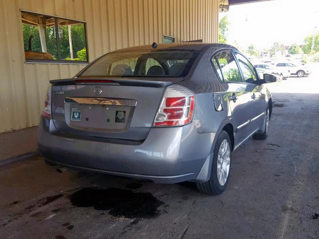 3N1AB6AP5BL640159 - 2011 NISSAN SENTRA 2.0 GRAY photo 4