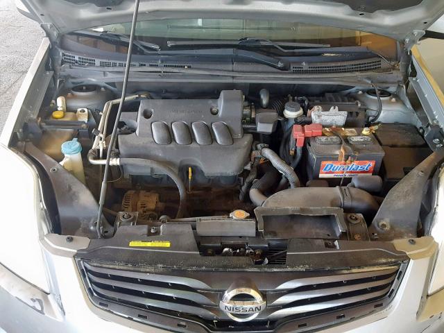 3N1AB6AP5BL640159 - 2011 NISSAN SENTRA 2.0 GRAY photo 7