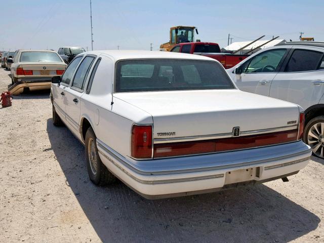 1LNLM81WXRY706454 - 1994 LINCOLN TOWN CAR E WHITE photo 3