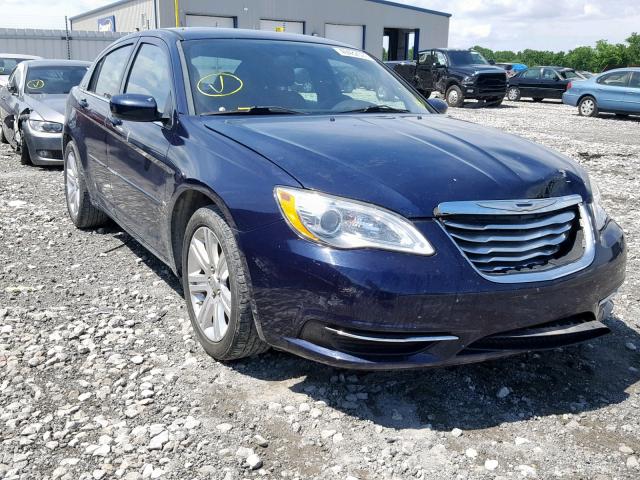 1C3CCBBB6DN656120 - 2013 CHRYSLER 200 TOURIN BLUE photo 1