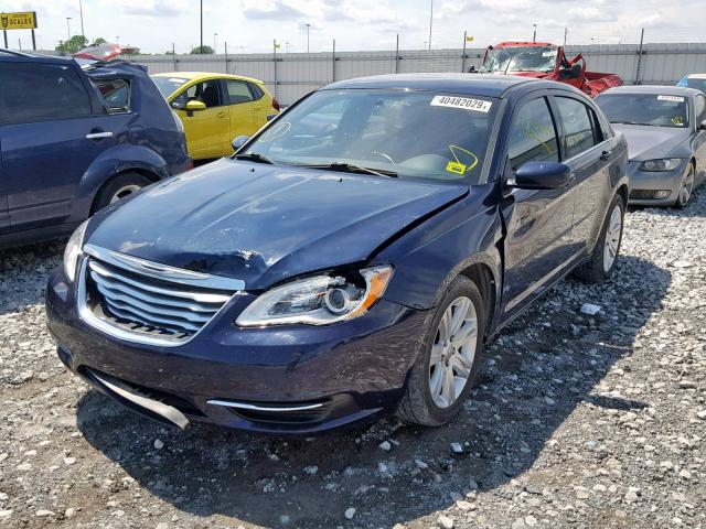 1C3CCBBB6DN656120 - 2013 CHRYSLER 200 TOURIN BLUE photo 2