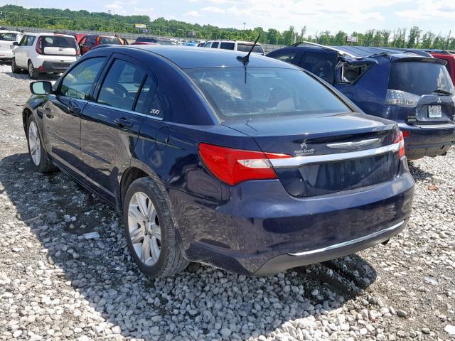 1C3CCBBB6DN656120 - 2013 CHRYSLER 200 TOURIN BLUE photo 3