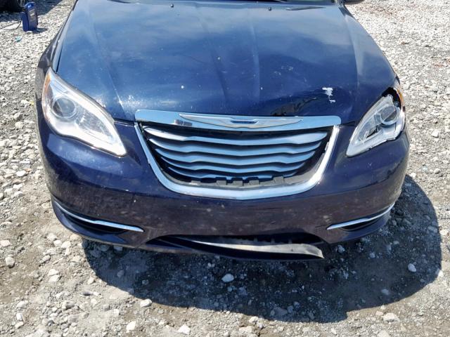 1C3CCBBB6DN656120 - 2013 CHRYSLER 200 TOURIN BLUE photo 9