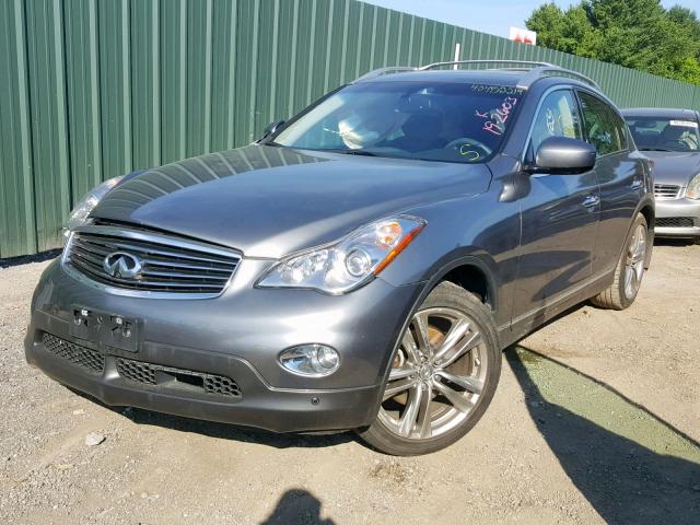 JN1AJ0HR2CM452956 - 2012 INFINITI EX35 BASE GRAY photo 2