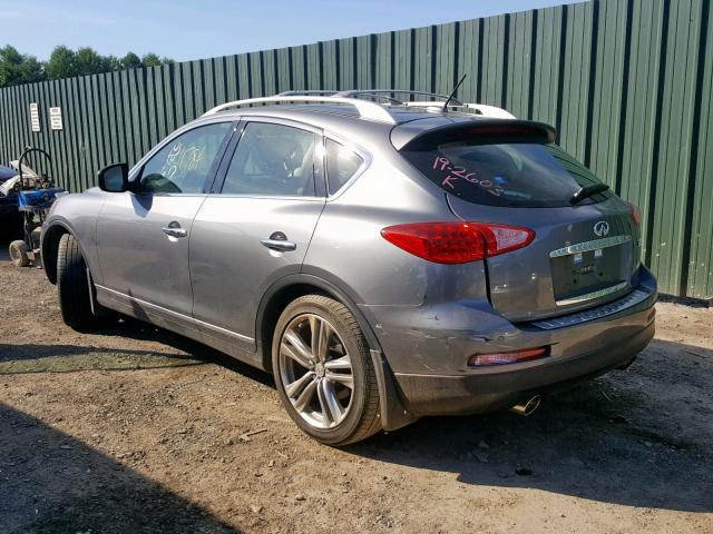 JN1AJ0HR2CM452956 - 2012 INFINITI EX35 BASE GRAY photo 3