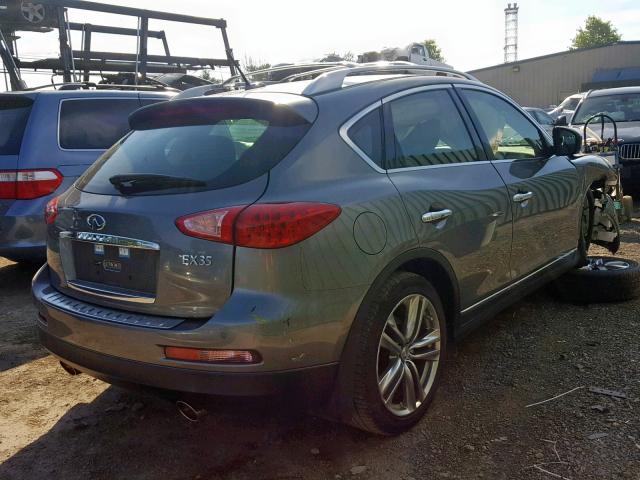 JN1AJ0HR2CM452956 - 2012 INFINITI EX35 BASE GRAY photo 4