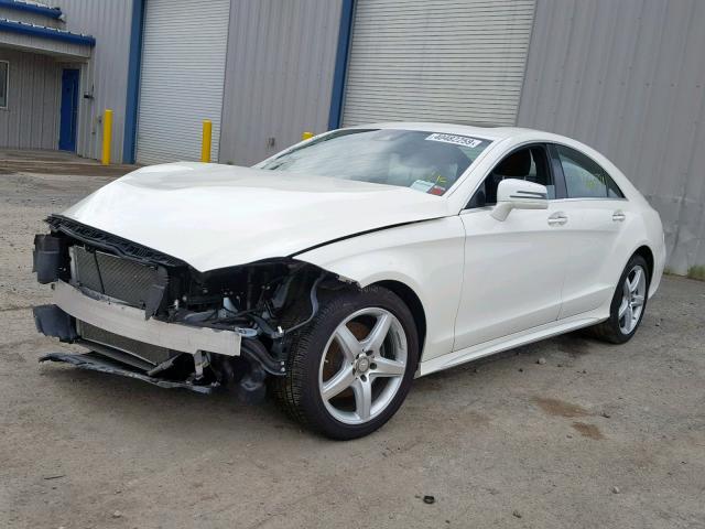 WDDLJ6HB4GA173954 - 2016 MERCEDES-BENZ CLS 400 4M WHITE photo 2