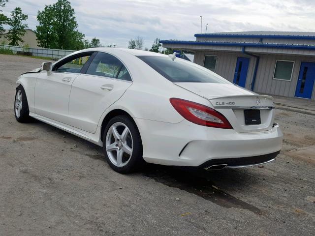 WDDLJ6HB4GA173954 - 2016 MERCEDES-BENZ CLS 400 4M WHITE photo 3