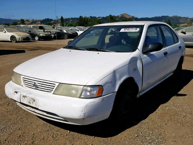 3N1AB41D9VL018534 - 1997 NISSAN SENTRA XE WHITE photo 2