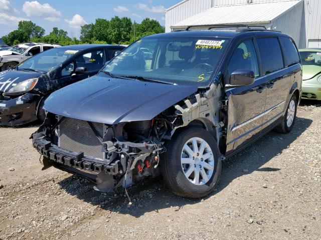 2C4RC1BG3DR604846 - 2013 CHRYSLER TOWN & COU BLUE photo 2