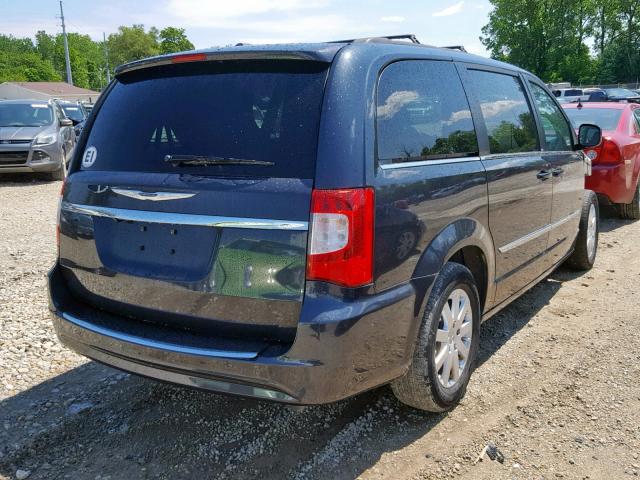 2C4RC1BG3DR604846 - 2013 CHRYSLER TOWN & COU BLUE photo 4